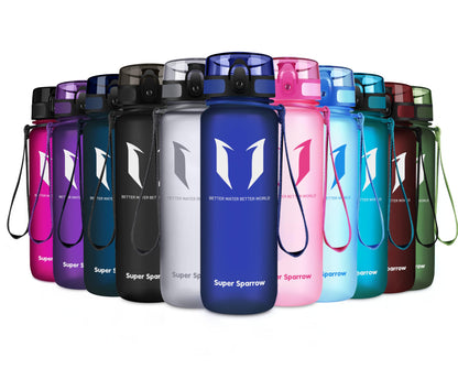 Trinkflasche Tritan BPA-frei - 4 Größen 350-1000ml Auslaufsicher