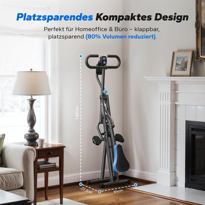 Squat Rudergerät 2-in-1 Klappbar - Gesäß Bein Training bis 160kg