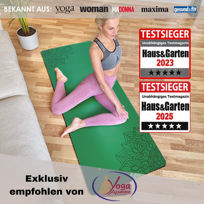 Yogamatte Naturkautschuk Ultra Grip - Extra Breit 68cm 4mm