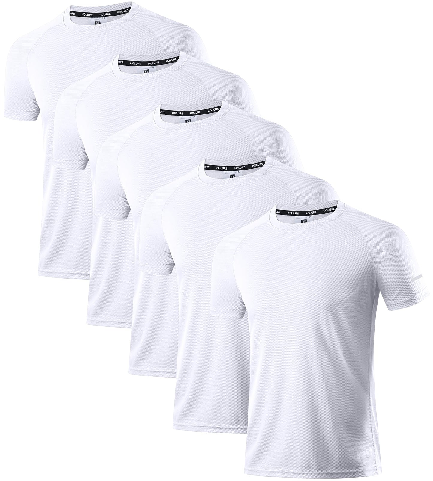 Sport T-Shirt Herren 3er/5er Pack - Atmungsaktiv & Schnelltrocknend