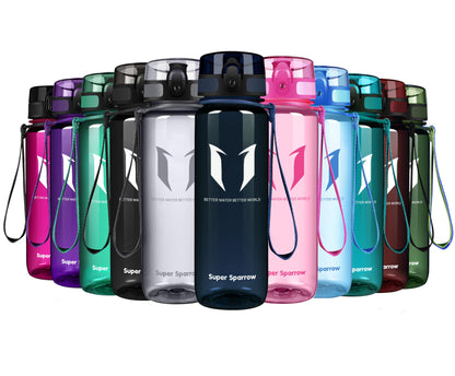 Trinkflasche Tritan BPA-frei - 4 Größen 350-1000ml Auslaufsicher