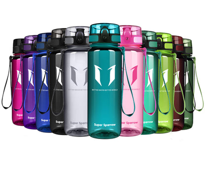 Trinkflasche Tritan BPA-frei - 4 Größen 350-1000ml Auslaufsicher