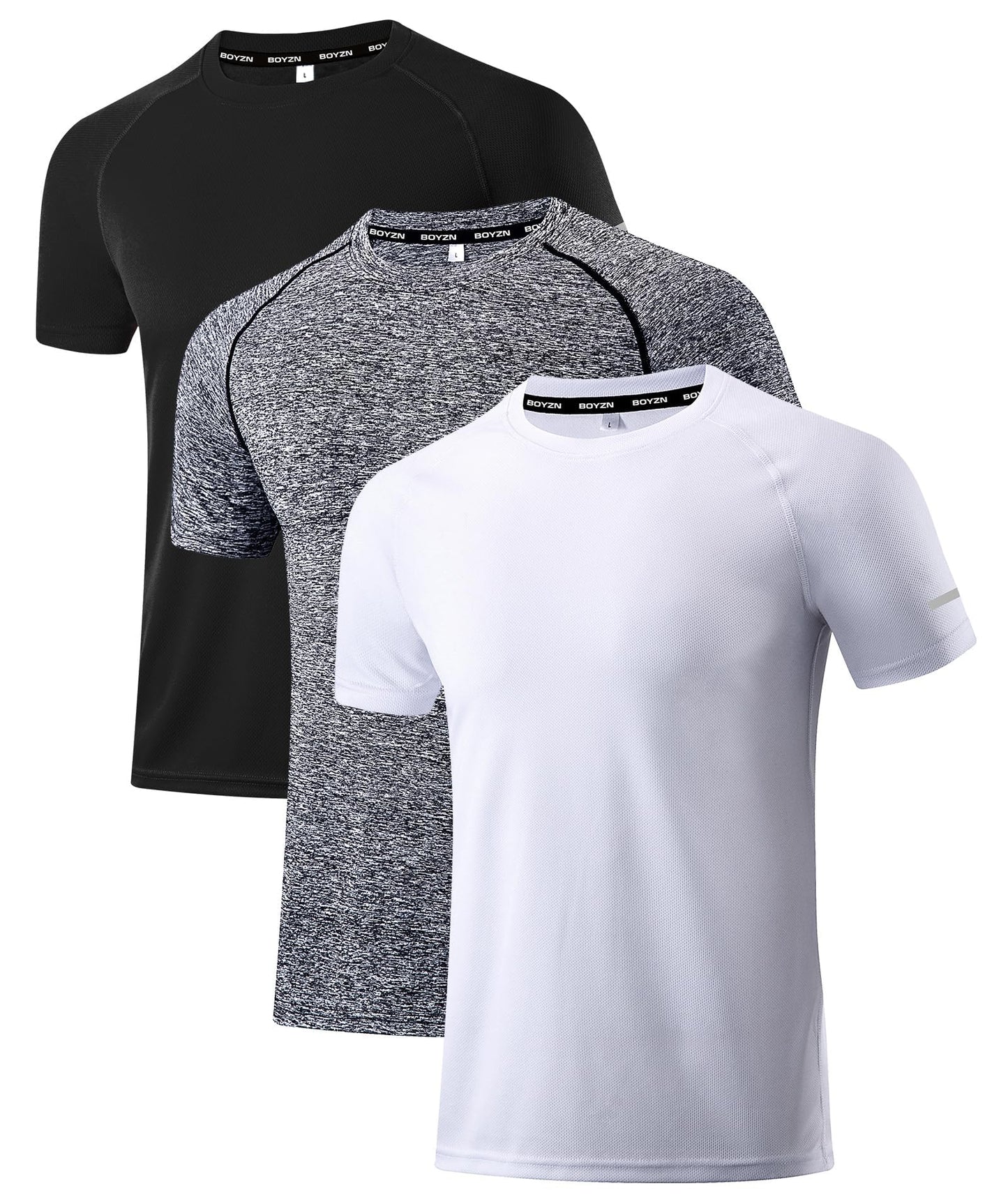 Sport T-Shirt Herren 3er/5er Pack - Atmungsaktiv & Schnelltrocknend