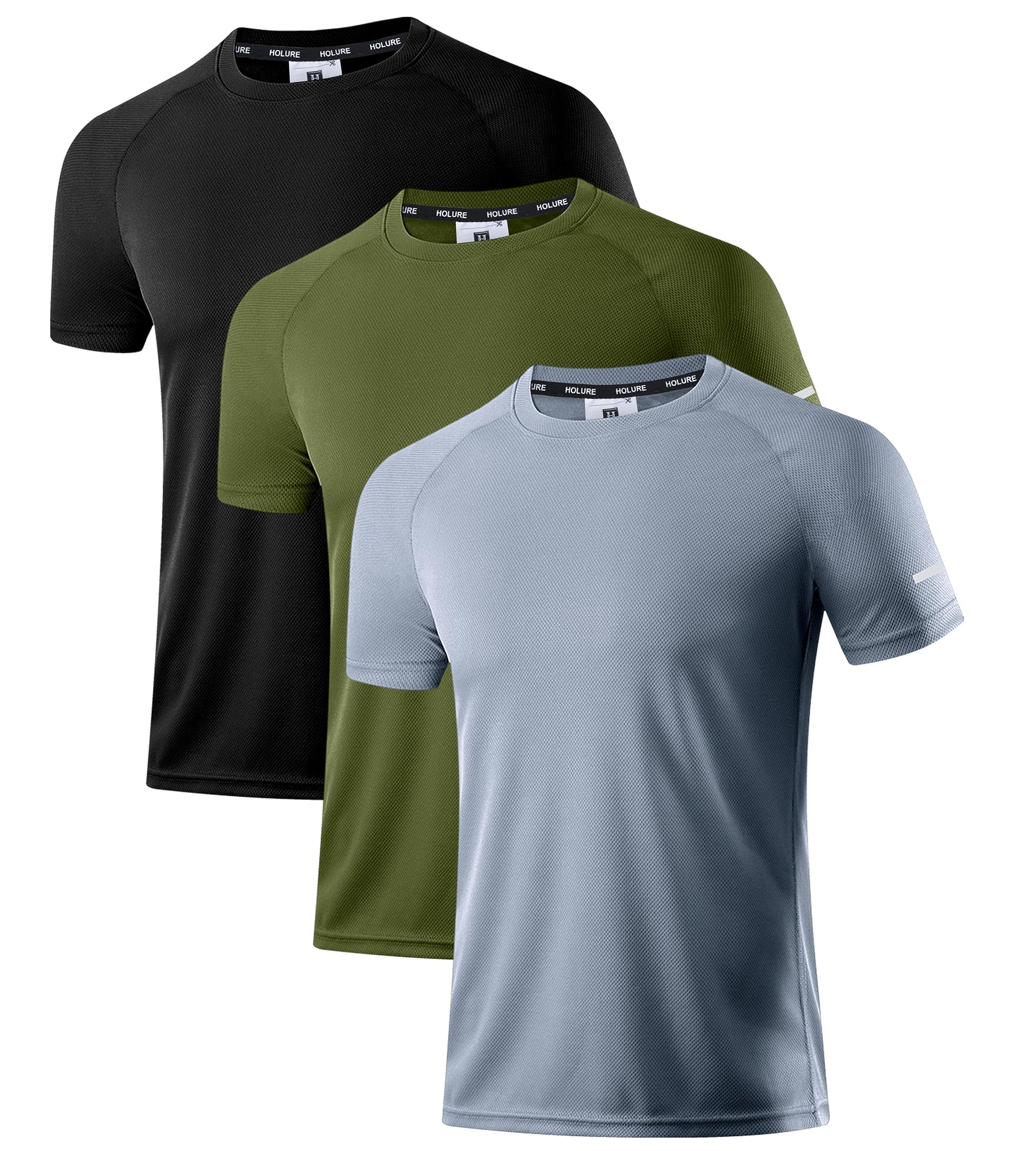 Sport T-Shirt Herren schnelltrocknend 4-Wege-Stretch
