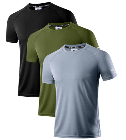 Sport T-Shirt Herren schnelltrocknend 4-Wege-Stretch
