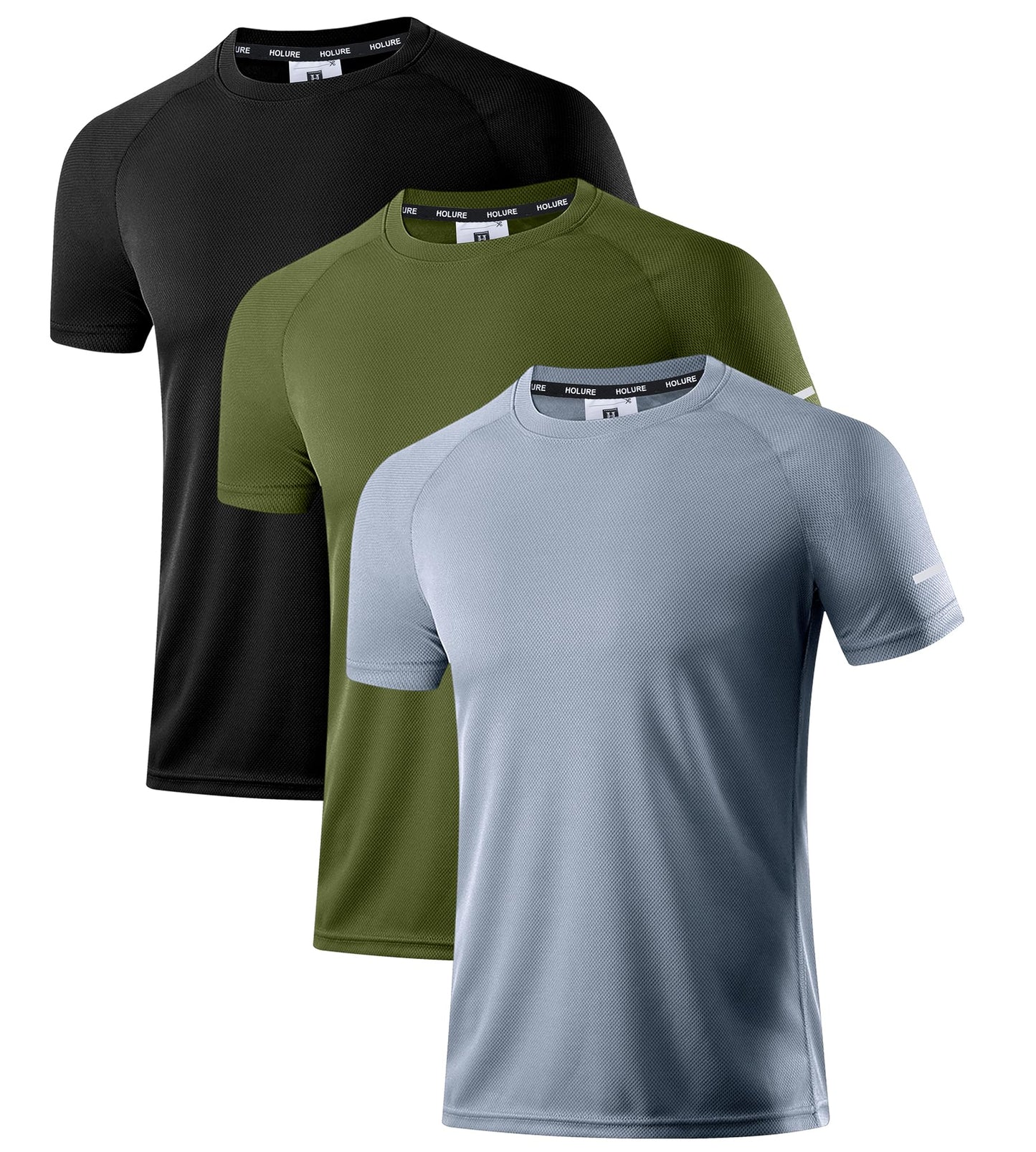 Sport T-Shirt Herren 3er/5er Pack - Atmungsaktiv & Schnelltrocknend
