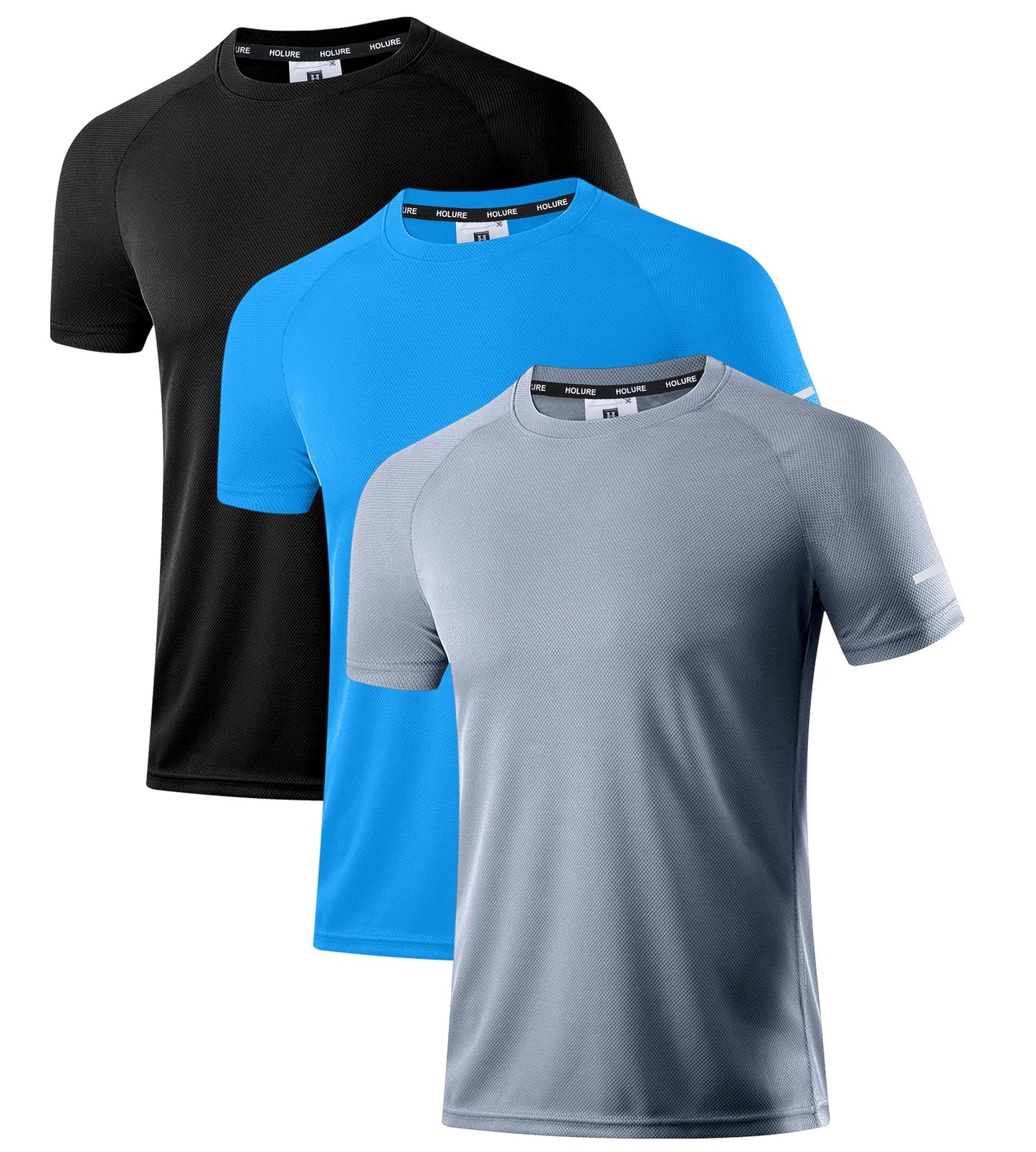 Sport T-Shirt Herren 3er/5er Pack - Atmungsaktiv & Schnelltrocknend