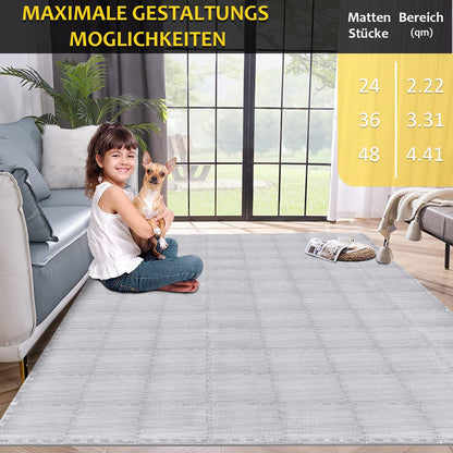 Bodenschutzmatten Fitness Puzzlematten 31x31cm - EVA Schutzmatte