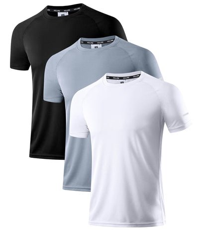 Sport T-Shirt Herren 3er/5er Pack - Atmungsaktiv & Schnelltrocknend