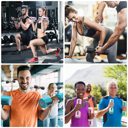 Sportneer Verstellbares Kurzhantel-Set - Kurzhanteln für Frauen, je 1-2,5 kg, 4-in-1 Kurzhantel-Set zu 2, Verstellbares Kurzhantel-Set für Heim-Fitnessstudio, Fitness, Krafttraining, Geschenk