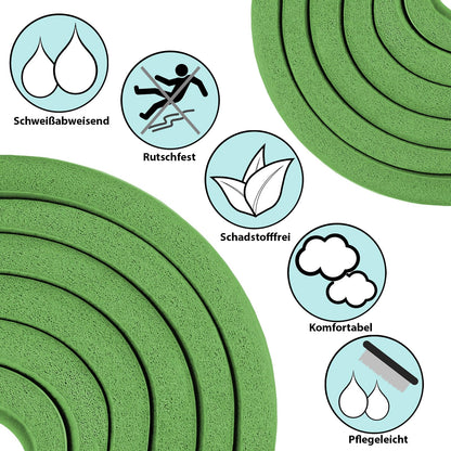 ALPIDEX Yogamatte 183 x 60 x 0,8 cm phthalatfreie Fitnessmatte mit Tragegurt, rutschfest, für Gymnastik, Pilates, Sport, Physiotherapie, HiiT, Yoga, Training und Schlafmatte, hautfreundlich