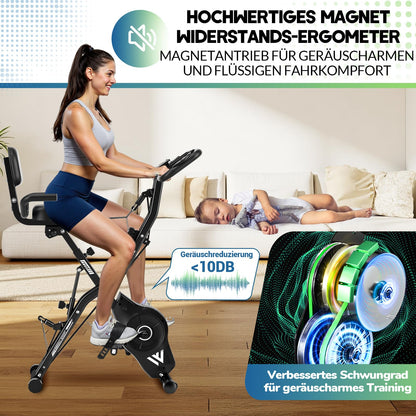 Heimtrainer 5-in-1 16 Magnetwiderstandsstufen LCD Display

