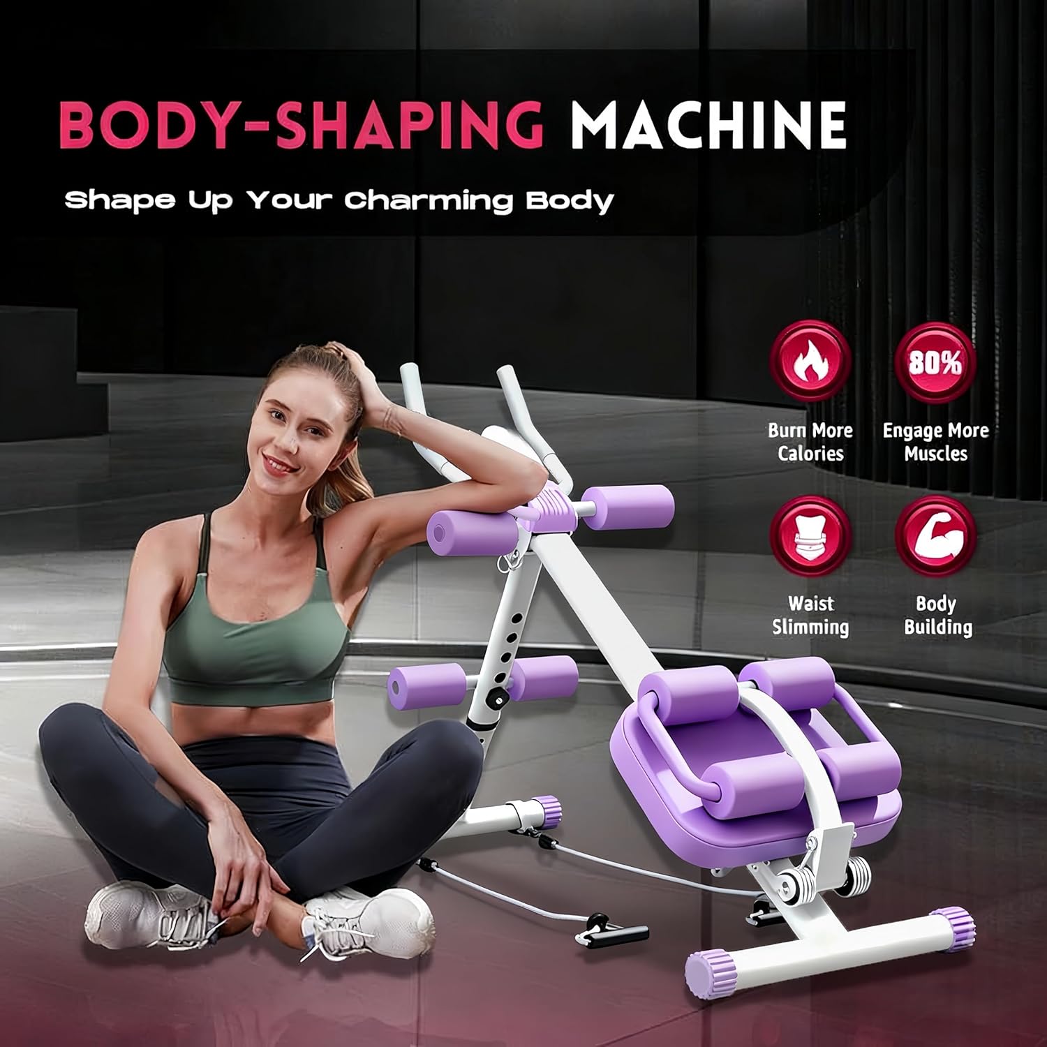 Multifunktionaler Bauchmuskeltrainer Ganzkörpertraining Zuhause
