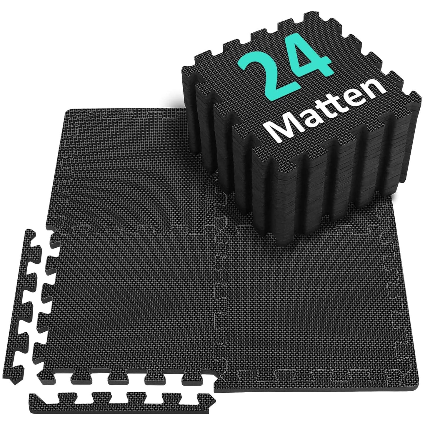 Fitness Puzzlematten Set mit Randstücken
