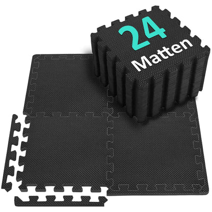 Fitness Puzzlematten Set mit Randstücken
