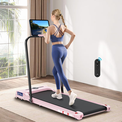 Laufband Walking Pad Klappbar 2,2 PS - Bluetooth LED bis 120kg