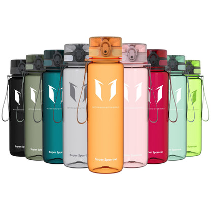 Trinkflasche Tritan BPA-frei - 4 Größen 350-1000ml Auslaufsicher