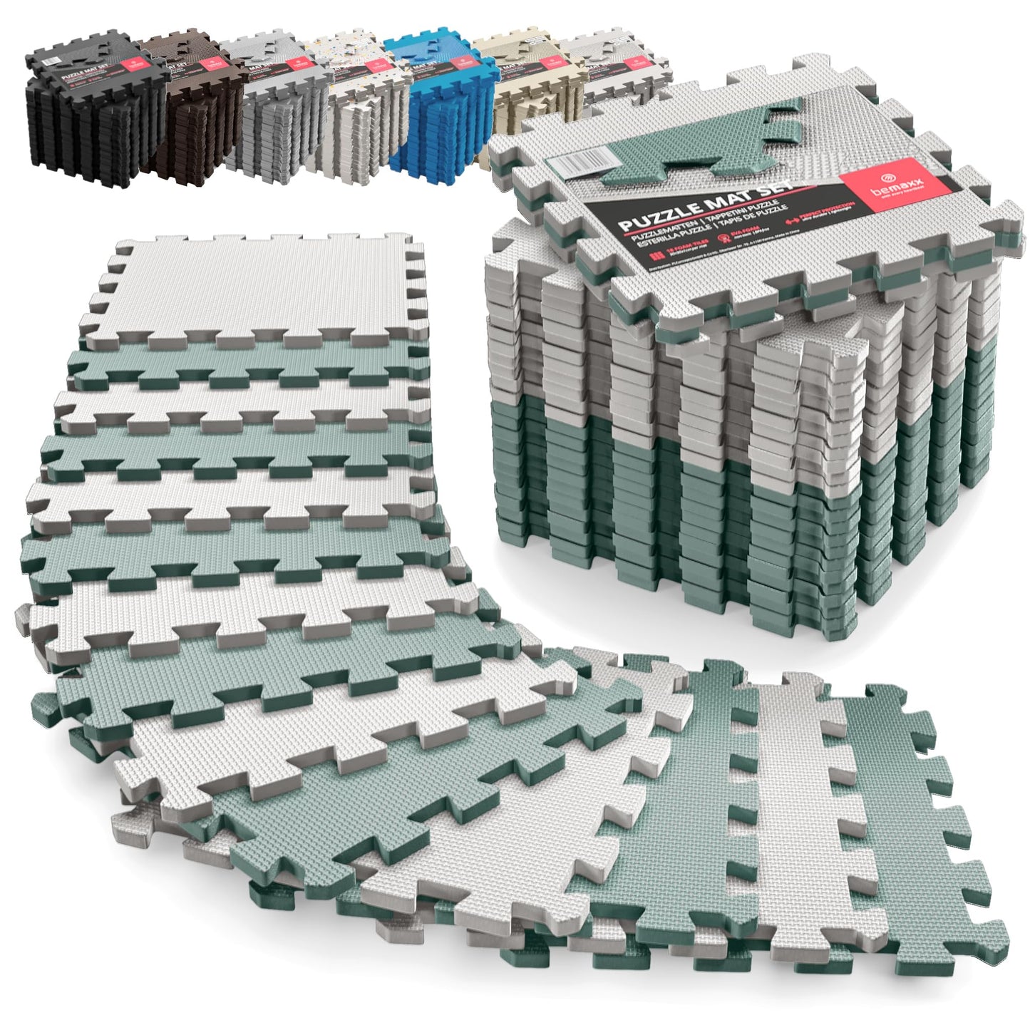 Puzzlematten Bodenschutz EVA Schaumstoff rutschfest
