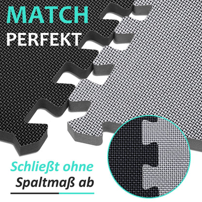 Bodenschutzmatten Fitness Puzzlematten 31x31cm - EVA Schutzmatte