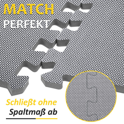 Bodenschutzmatten Fitness Puzzlematten 31x31cm - EVA Schutzmatte