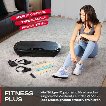 Vibrationsplatte Sportstech VP250 - 180 Stufen Bluetooth bis 120kg