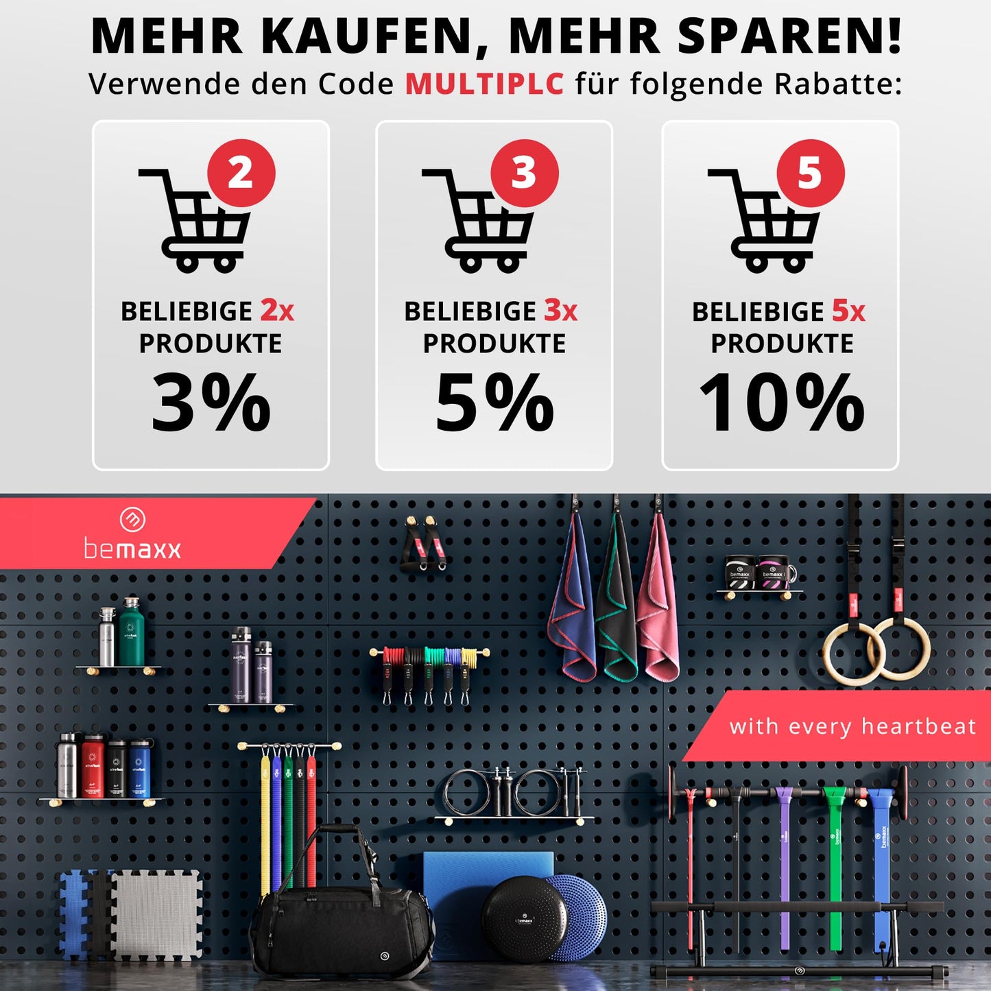 Bodenschutzmatten Puzzlematten 18 Teile - EVA Schutzmatte 1,67m²