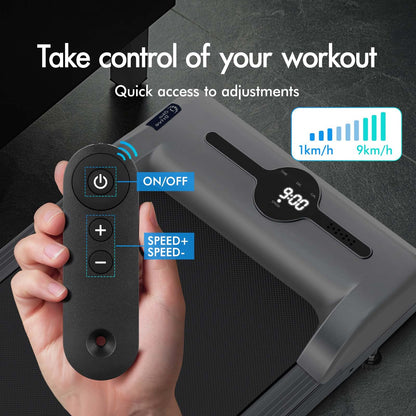 Laufband Walking Pad Klappbar 2,2 PS - Bluetooth LED bis 120kg