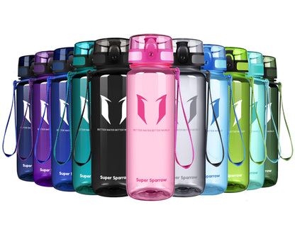 Trinkflasche Tritan BPA-frei - 4 Größen 350-1000ml Auslaufsicher