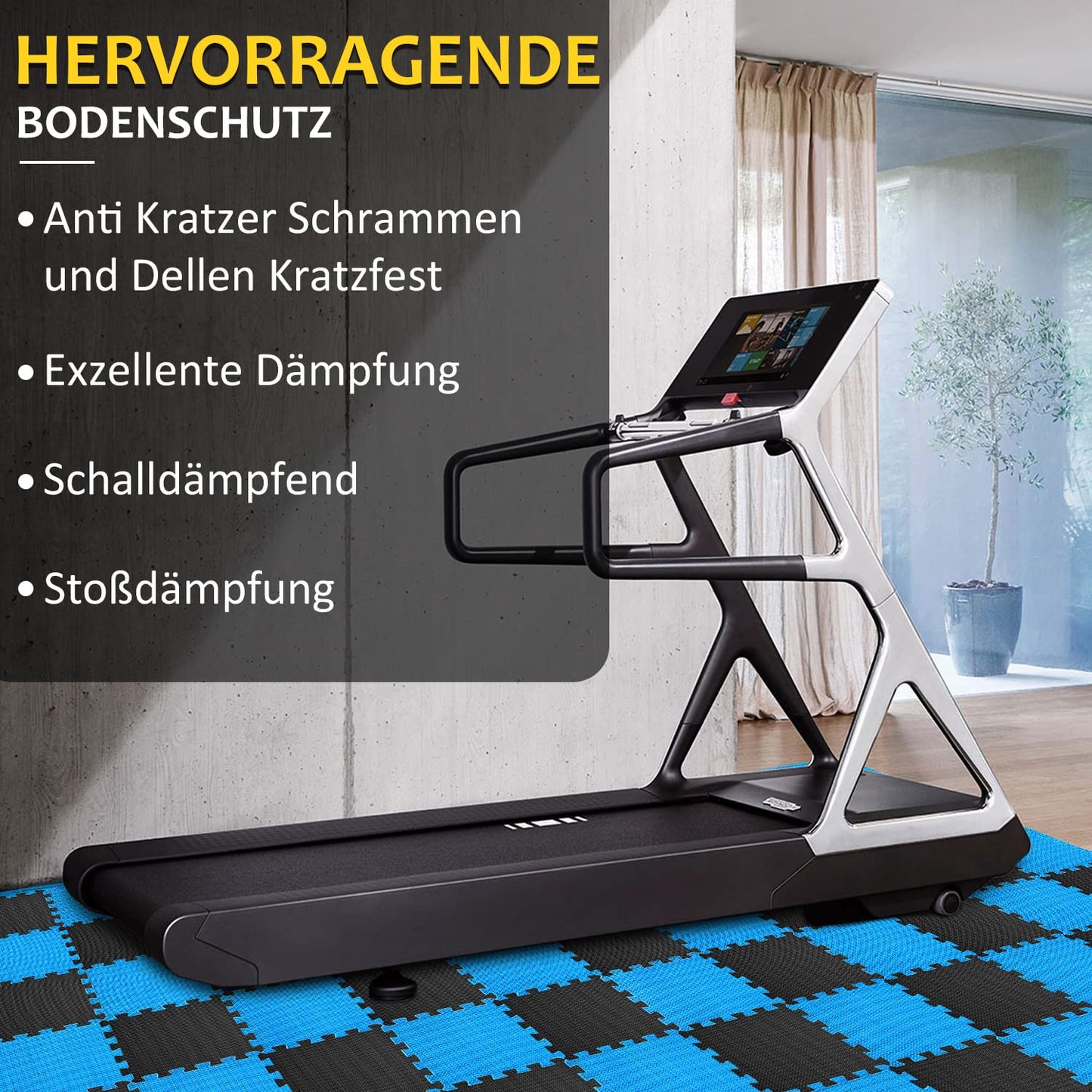 Bodenschutzmatten Fitness Puzzlematten 31x31cm - EVA Schutzmatte