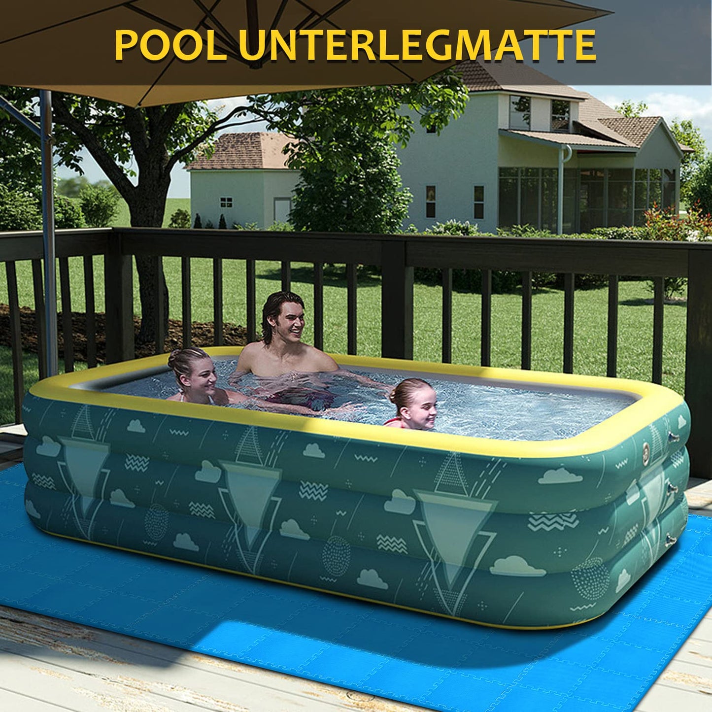 Bodenschutzmatten Fitness Puzzlematten 31x31cm - EVA Schutzmatte