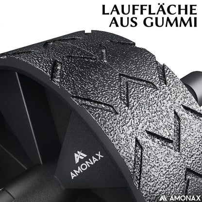 Bauchmuskeltrainer AB Roller 2-in-1 mit Kniematte - bis 150kg