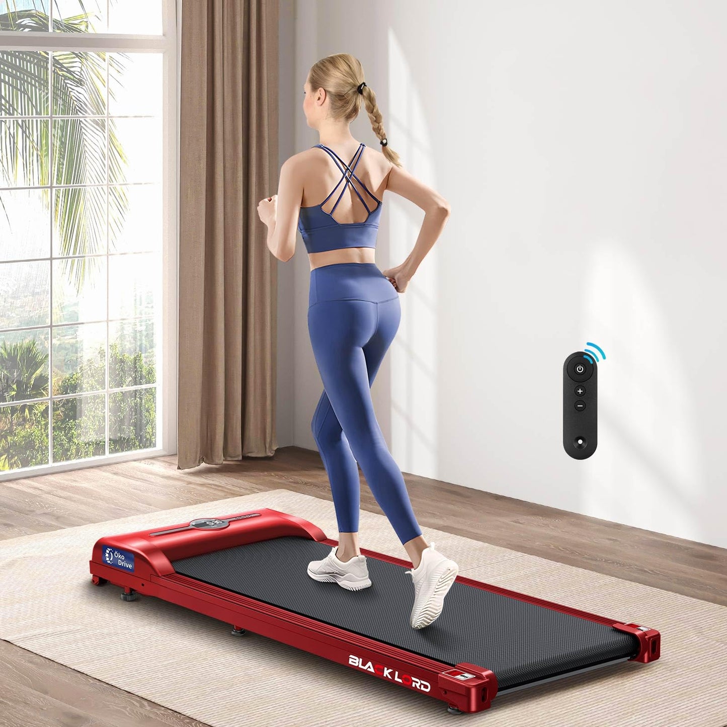 Laufband Walking Pad Klappbar 2,2 PS - Bluetooth LED bis 120kg