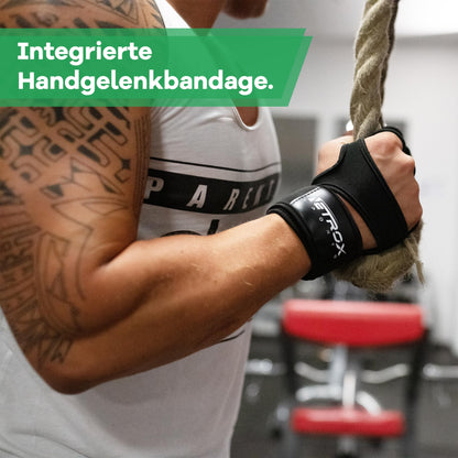 Trainingshandschuhe mit Handgelenkbandage 40cm - Rutschfest