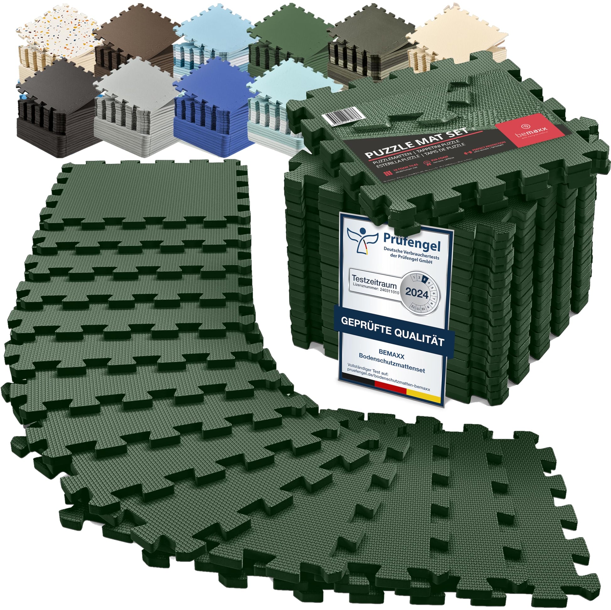 Bodenschutz Puzzlematten stoßdämpfend wärmeisolierend
