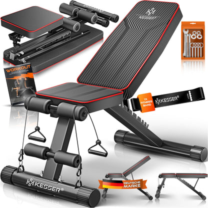 Hantelbank verstellbar Rückenlehne Bankdrücken Krafttraining
