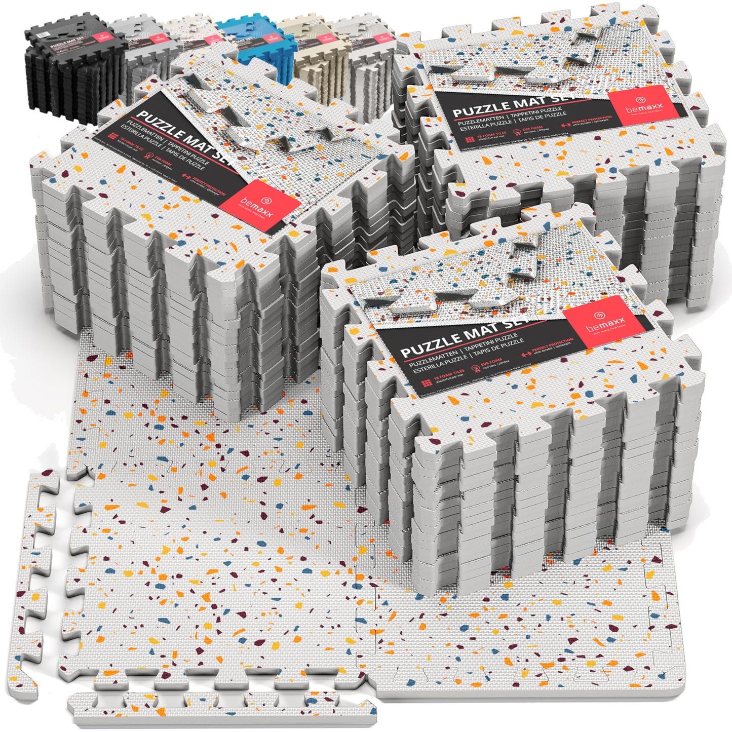 Bodenschutzmatten Puzzlematten 18 Teile EVA 1,67m²
