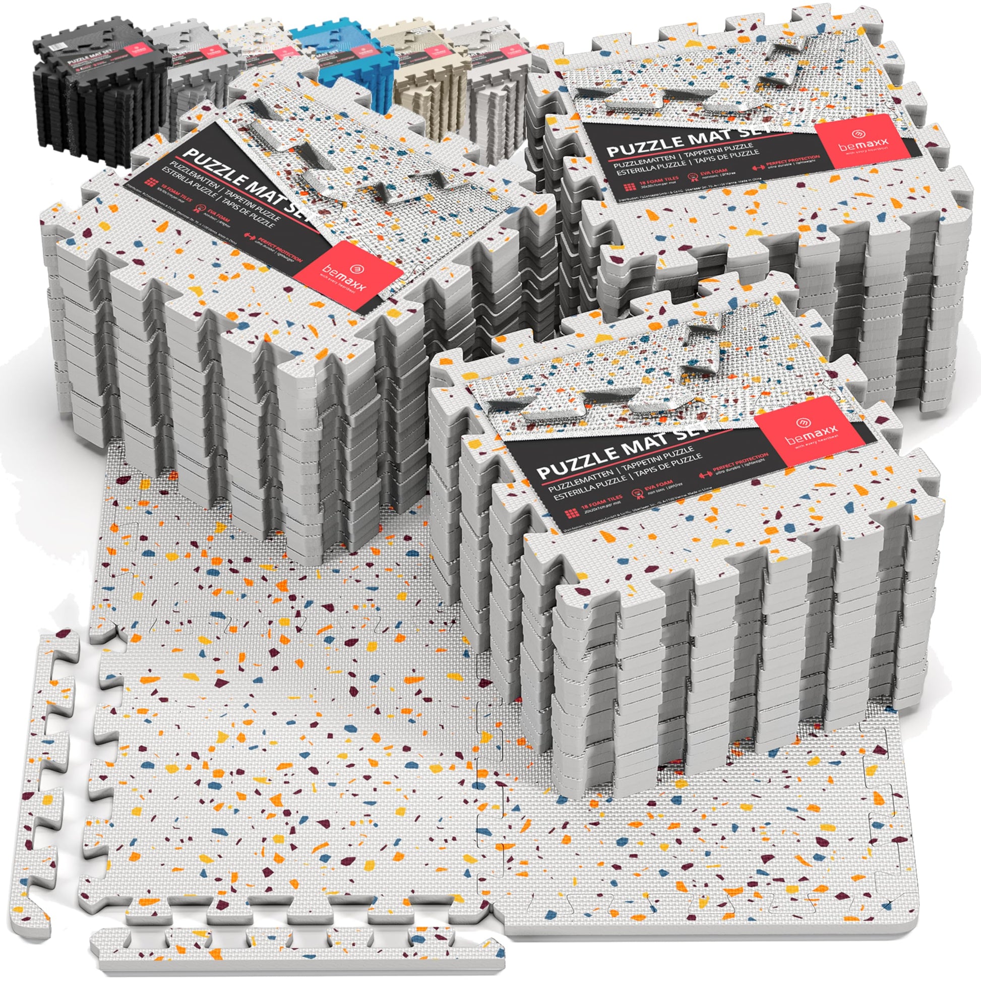 Bodenschutzmatten Puzzlematten 18 Teile EVA 1,67m²
